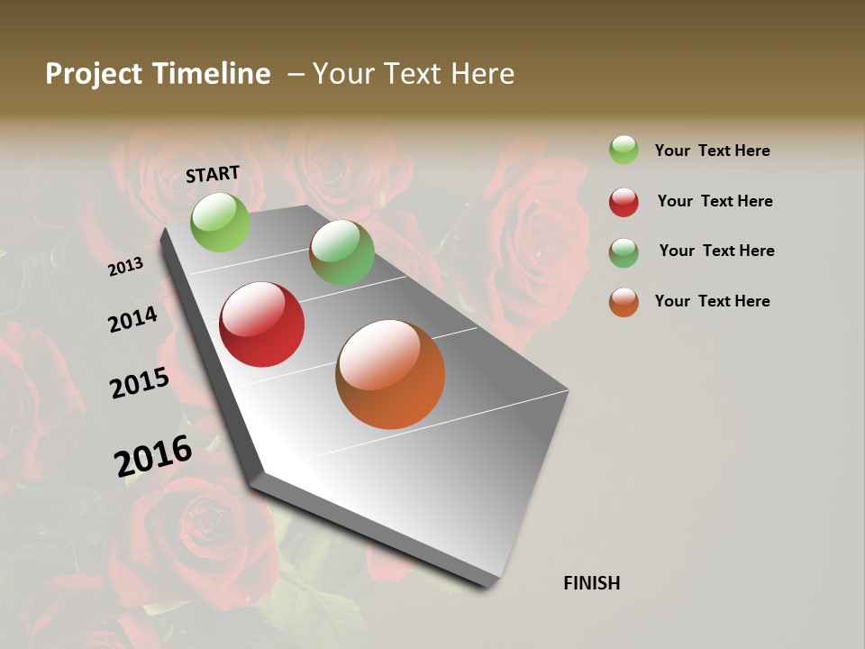Red Roses PowerPoint Template