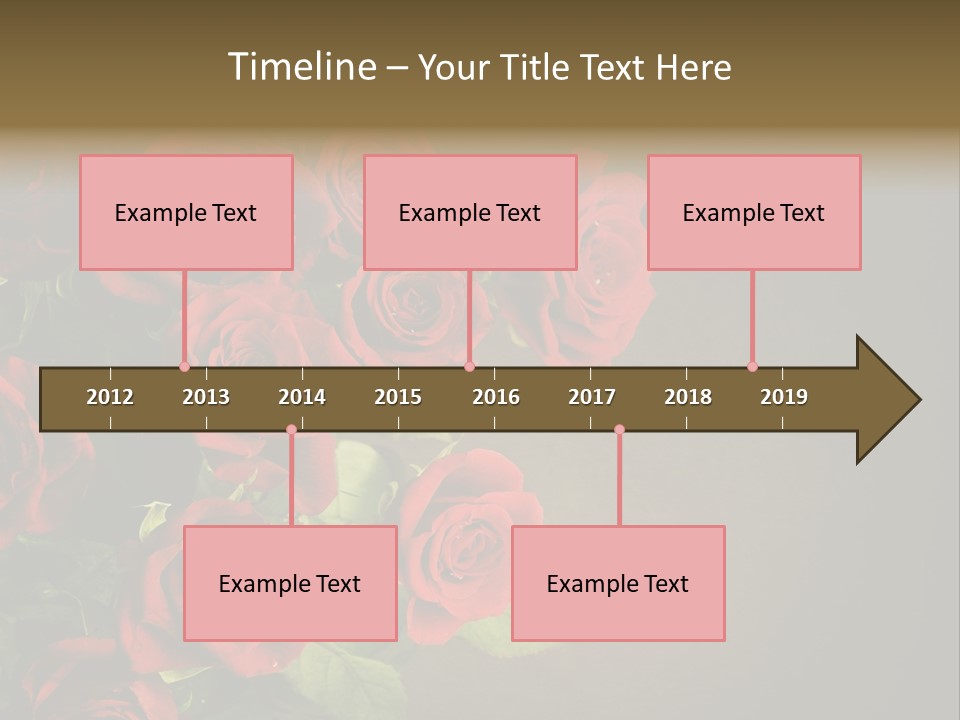 Red Roses PowerPoint Template