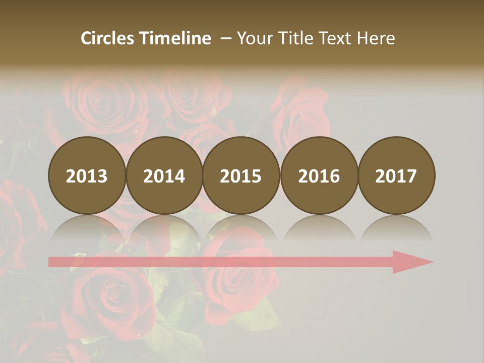 Red Roses PowerPoint Template