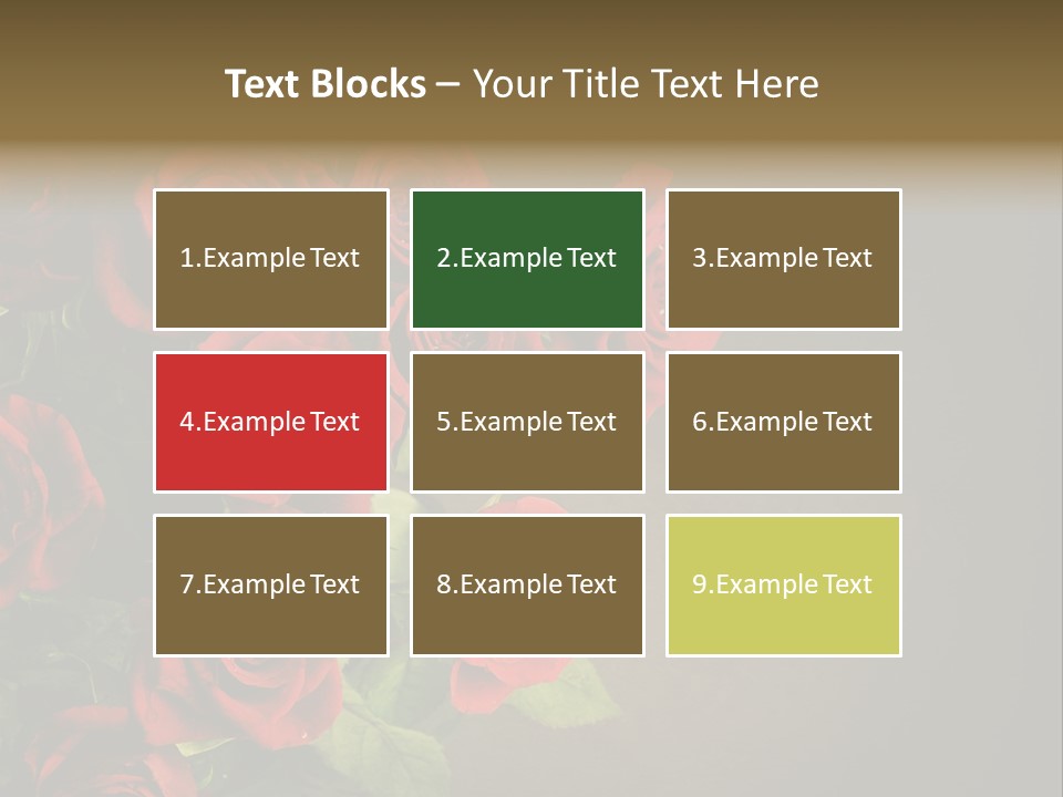 Red Roses PowerPoint Template