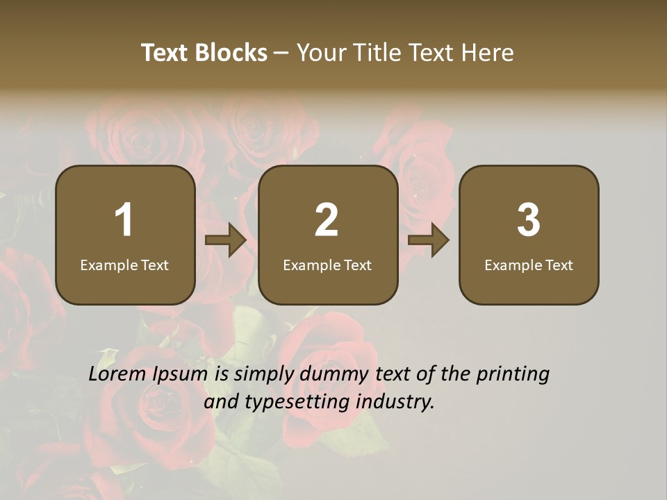 Red Roses PowerPoint Template