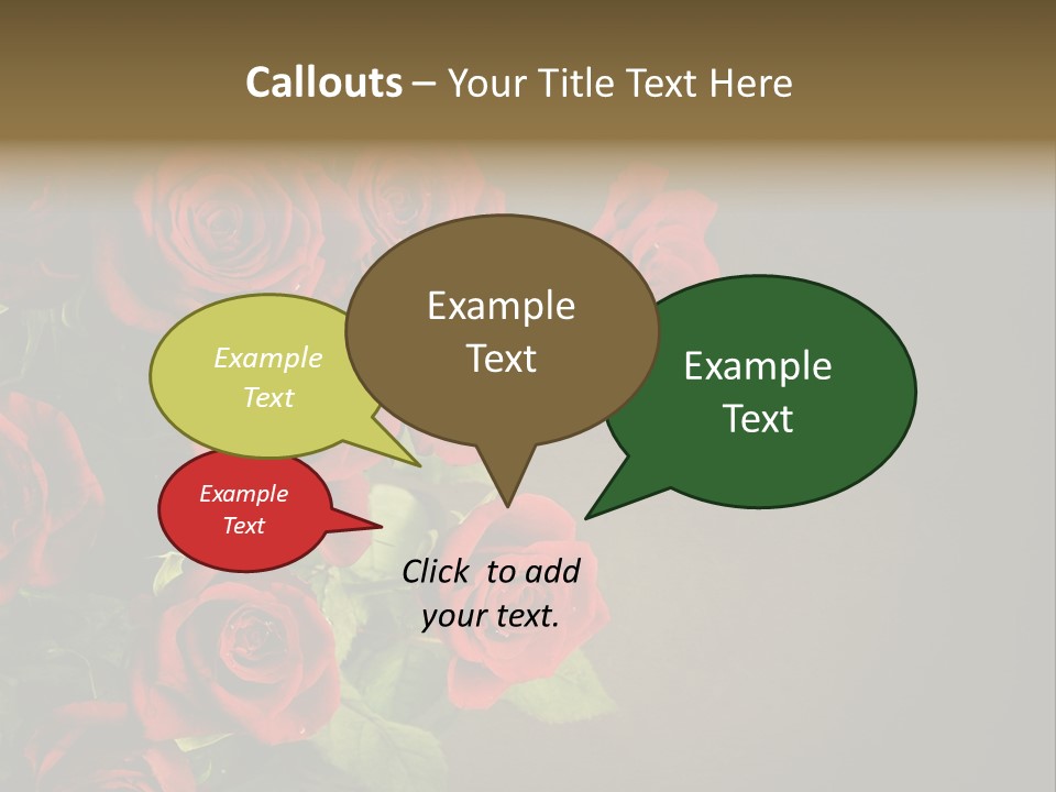 Red Roses PowerPoint Template