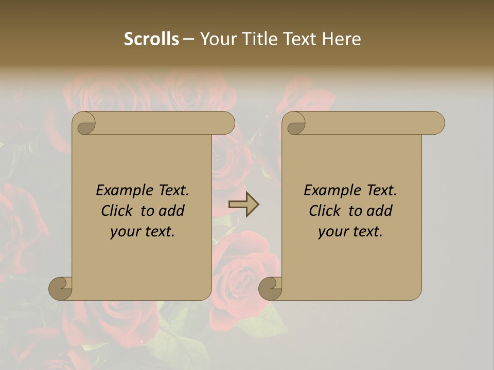 Red Roses PowerPoint Template