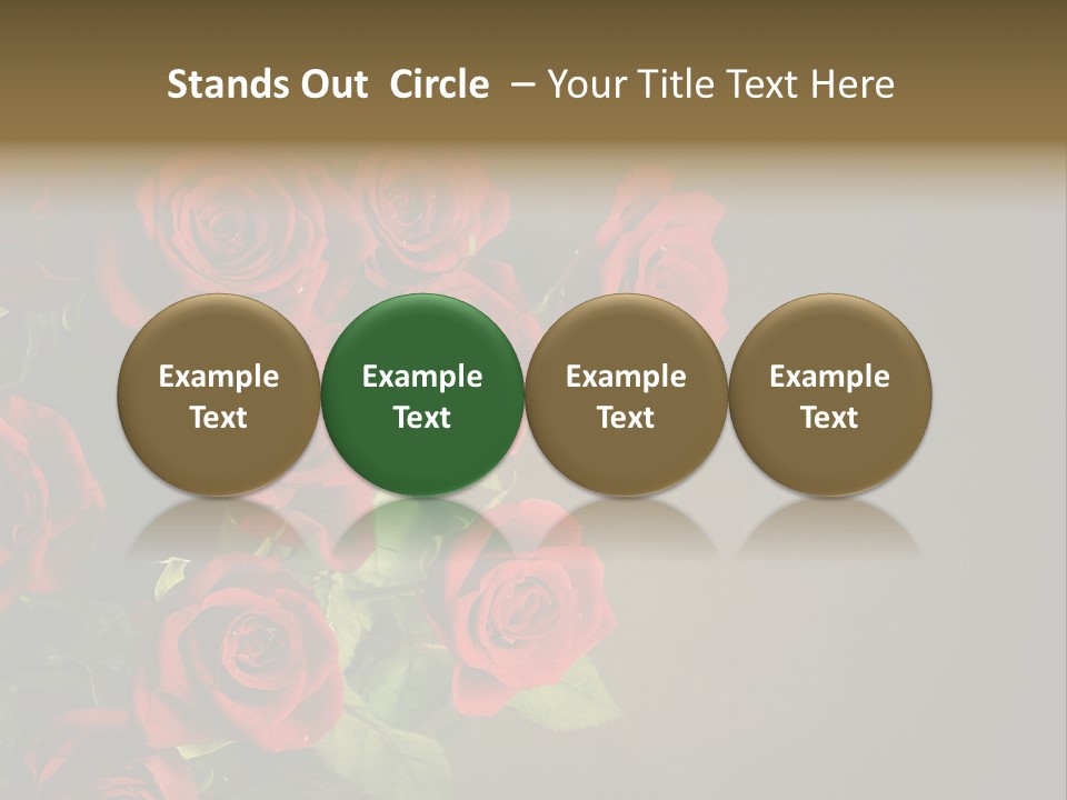 Red Roses PowerPoint Template