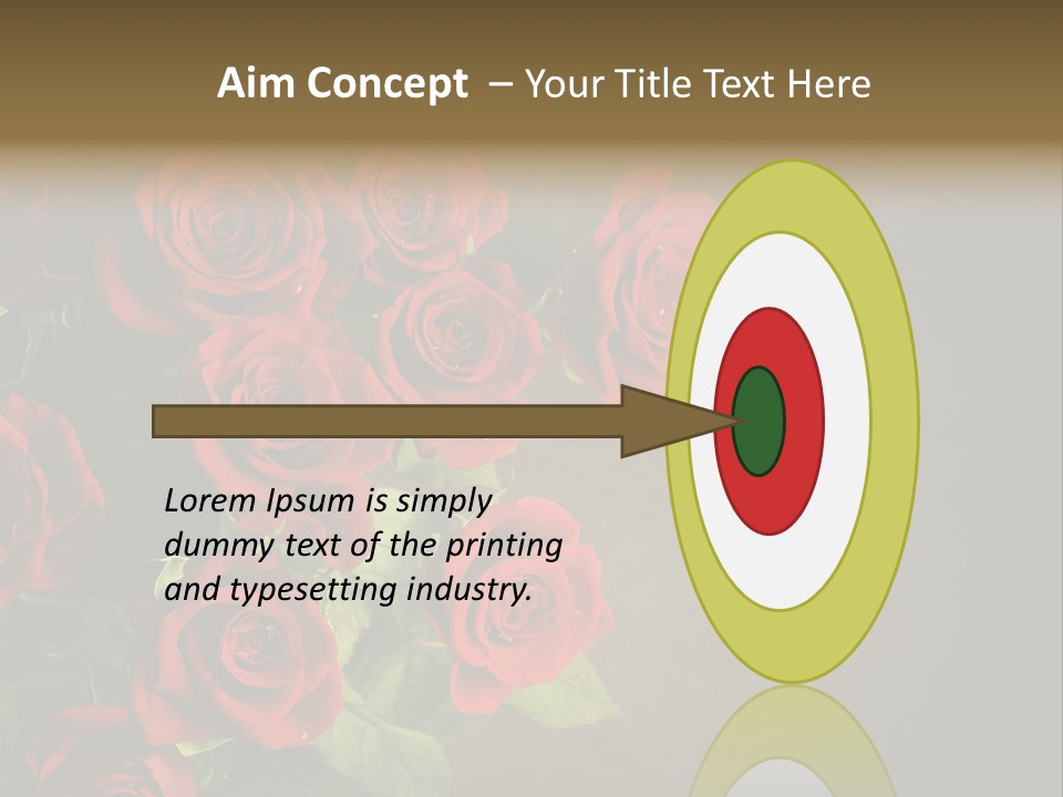 Red Roses PowerPoint Template