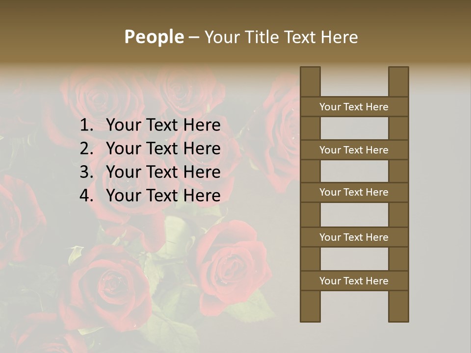 Red Roses PowerPoint Template
