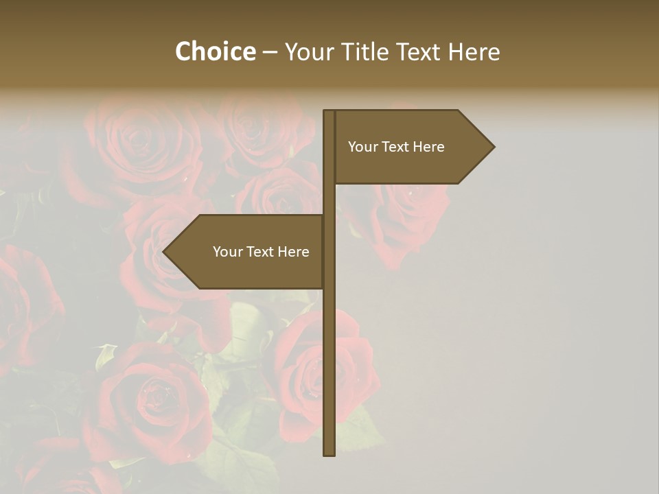 Red Roses PowerPoint Template