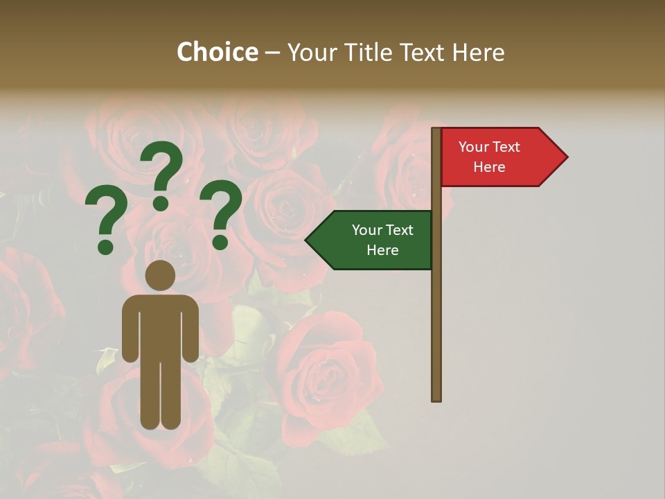 Red Roses PowerPoint Template