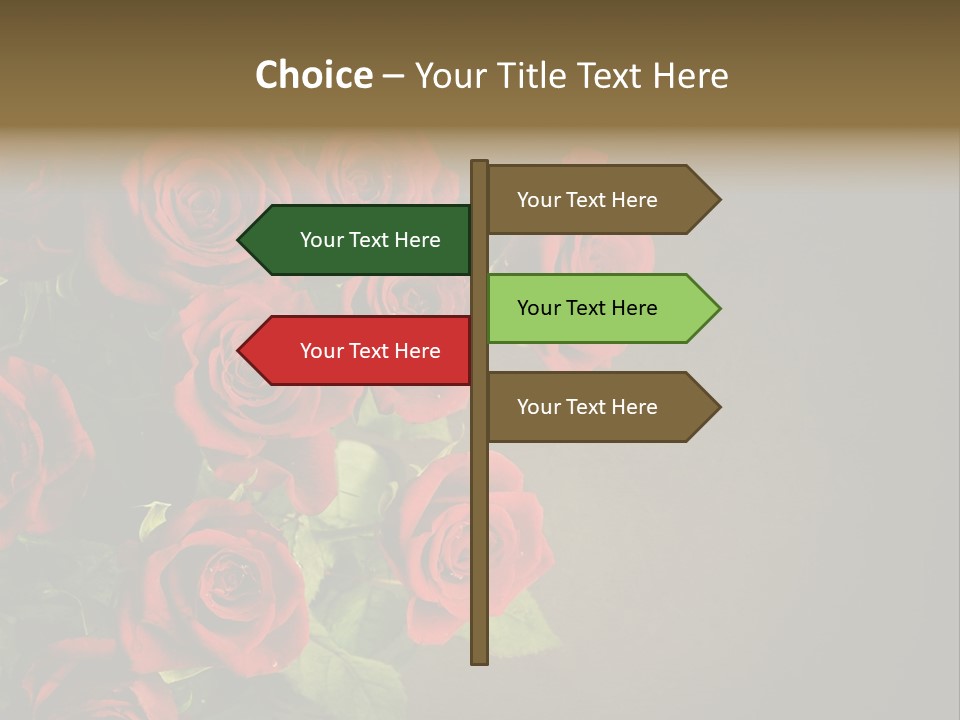 Red Roses PowerPoint Template