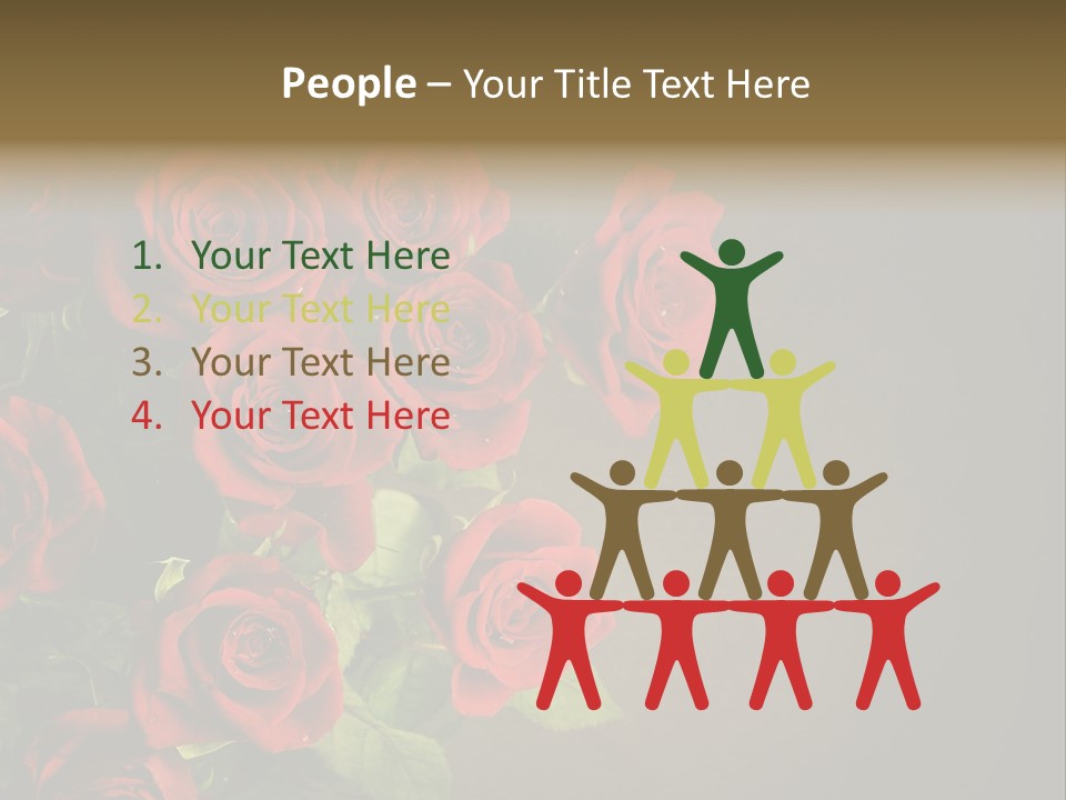 Red Roses PowerPoint Template
