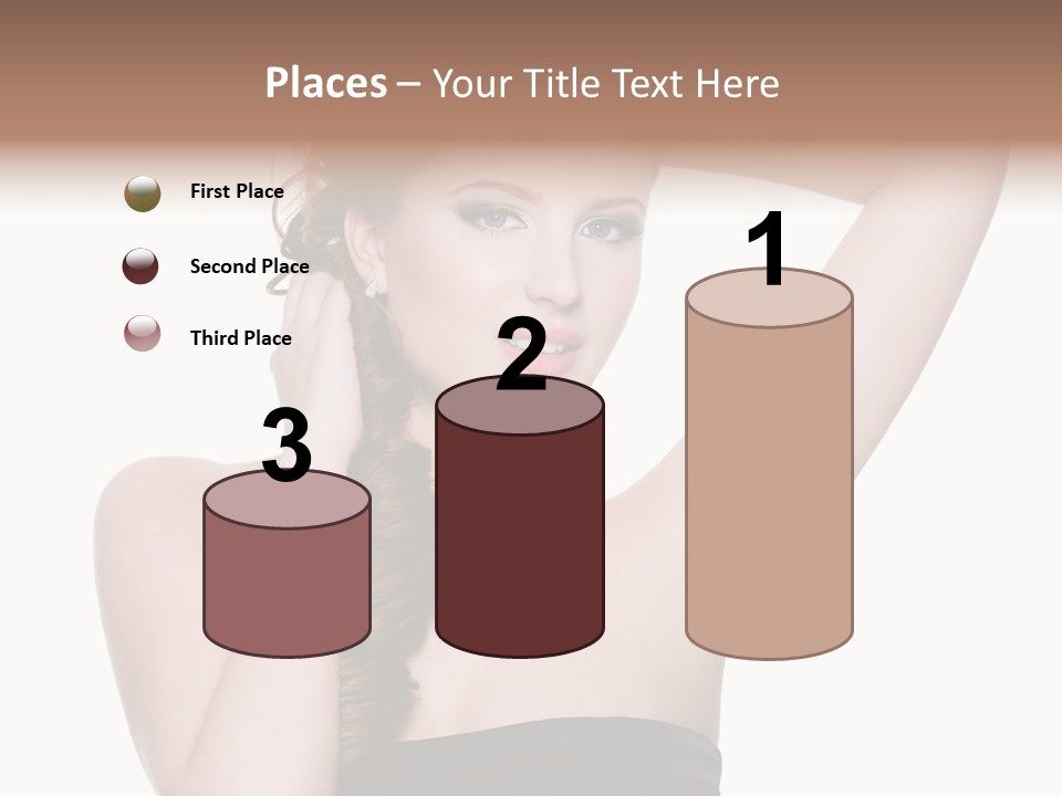 Maquillajes Para Pelo Rojo PowerPoint Template