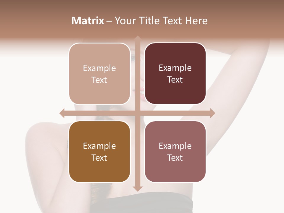 Maquillajes Para Pelo Rojo PowerPoint Template