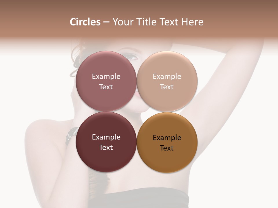 Maquillajes Para Pelo Rojo PowerPoint Template