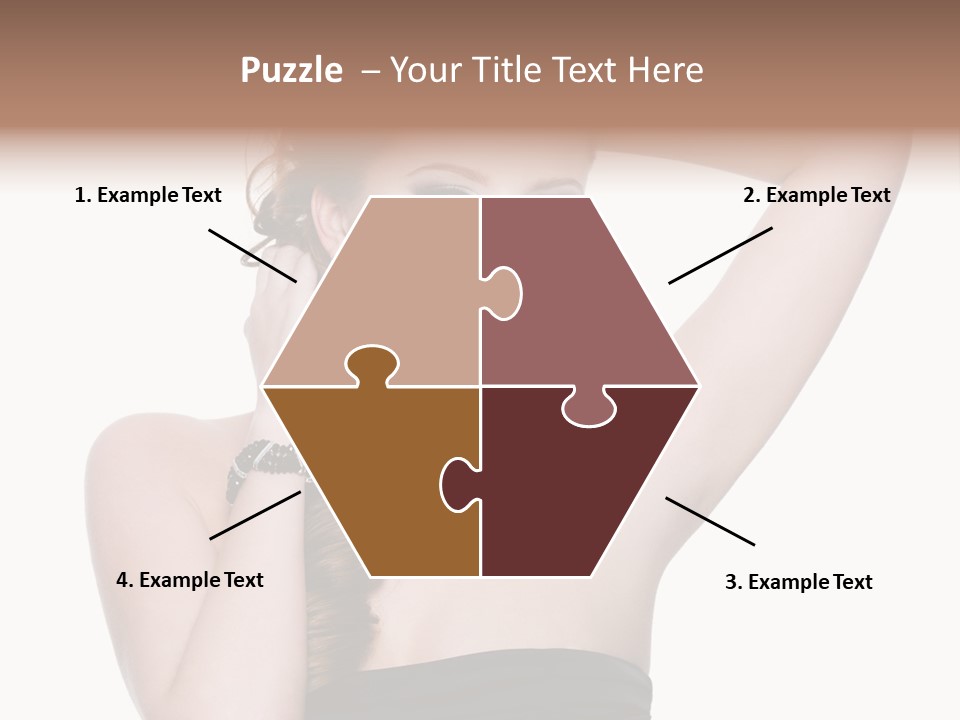 Maquillajes Para Pelo Rojo PowerPoint Template