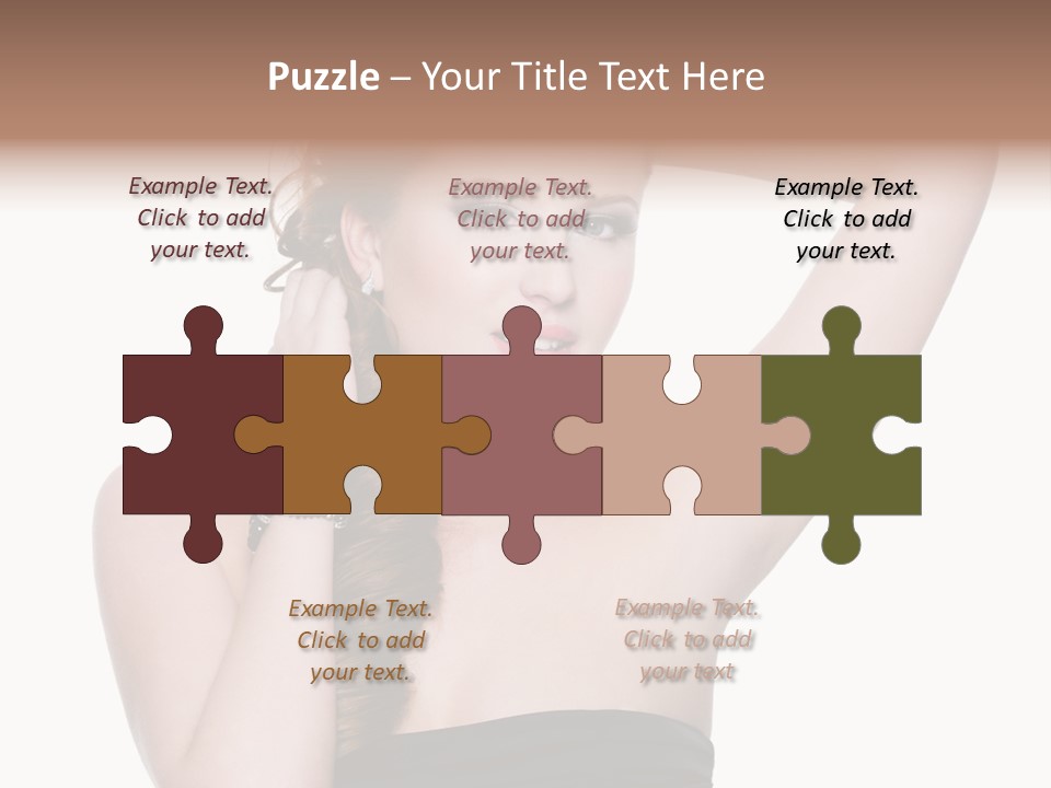 Maquillajes Para Pelo Rojo PowerPoint Template