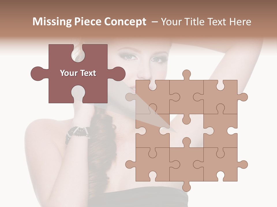 Maquillajes Para Pelo Rojo PowerPoint Template