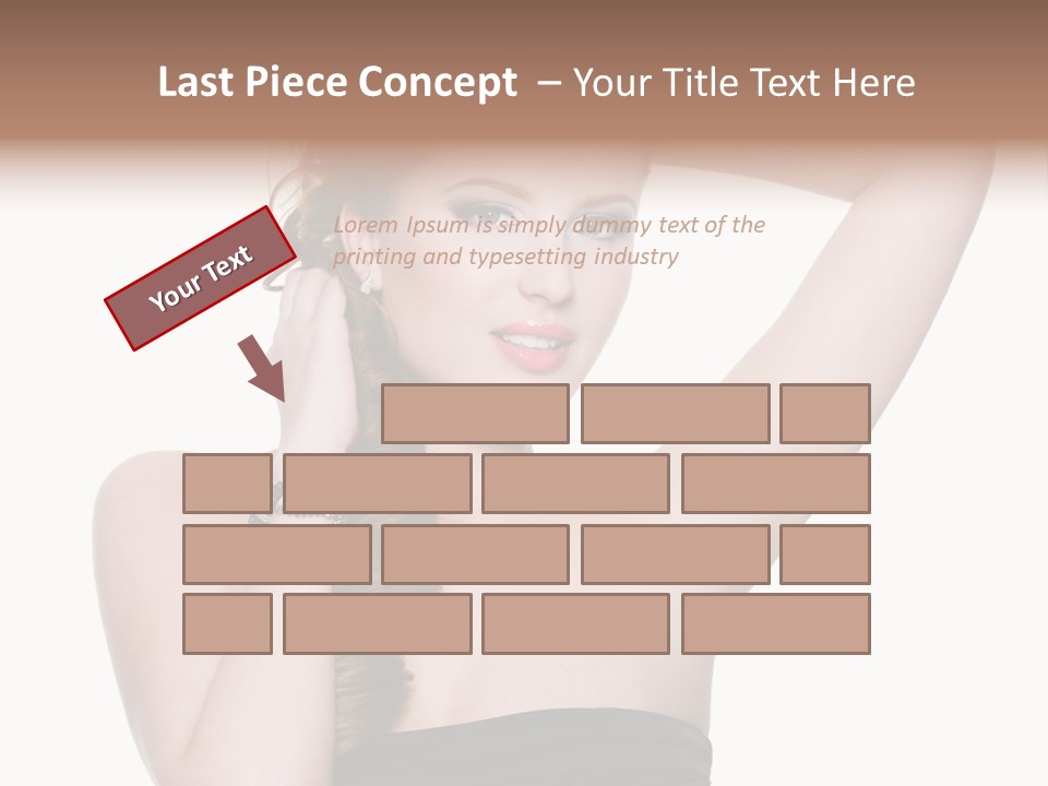 Maquillajes Para Pelo Rojo PowerPoint Template