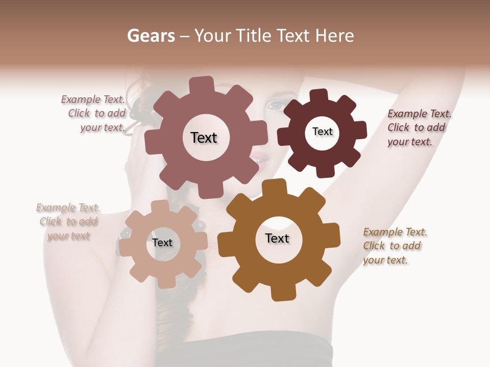 Maquillajes Para Pelo Rojo PowerPoint Template