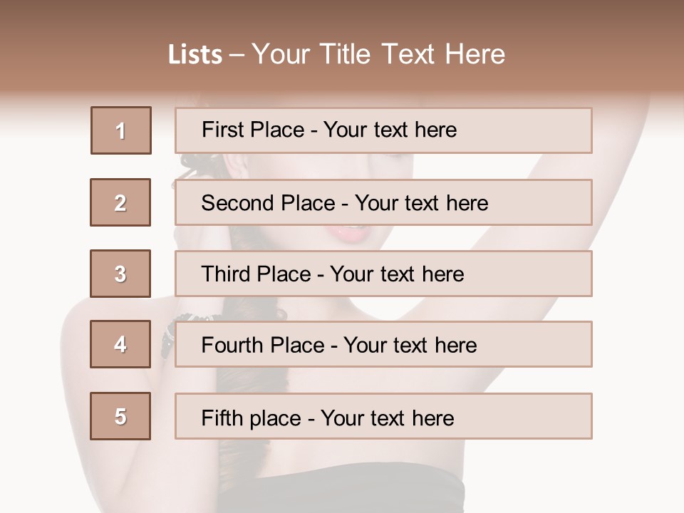 Maquillajes Para Pelo Rojo PowerPoint Template