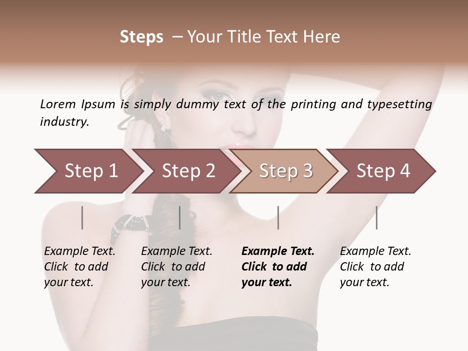 Maquillajes Para Pelo Rojo PowerPoint Template