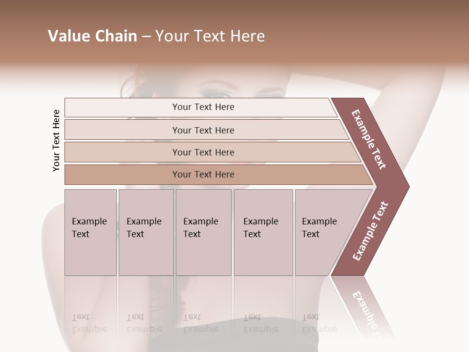 Maquillajes Para Pelo Rojo PowerPoint Template