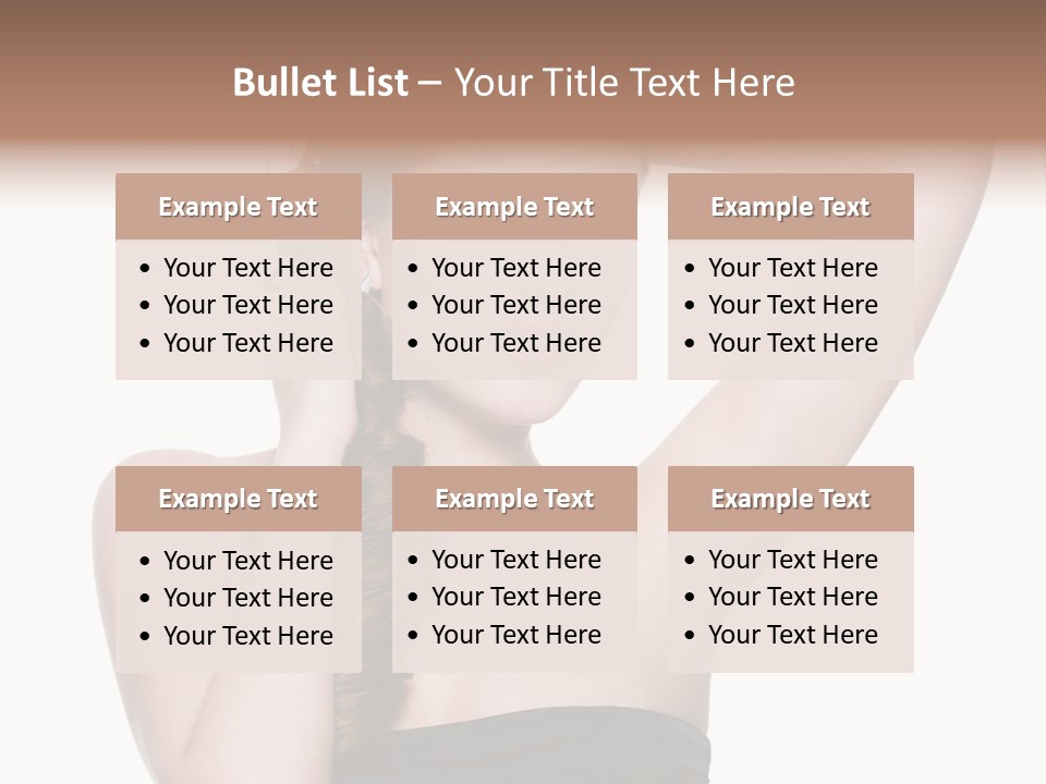 Maquillajes Para Pelo Rojo PowerPoint Template