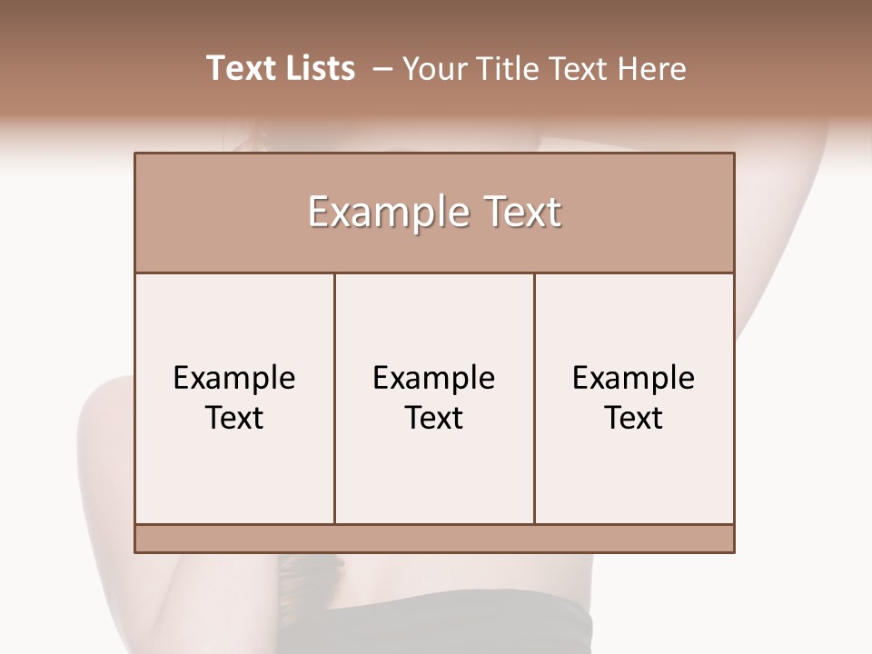 Maquillajes Para Pelo Rojo PowerPoint Template