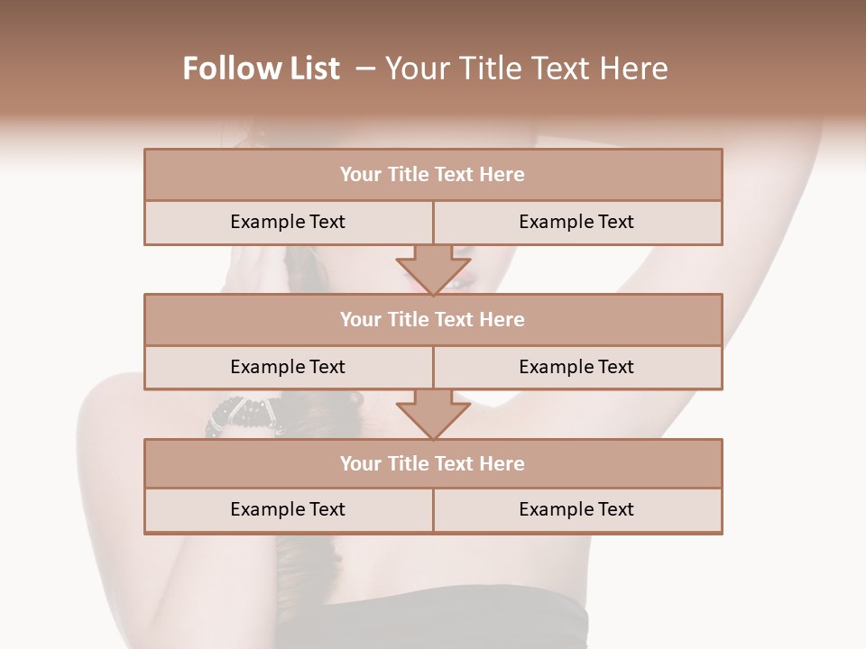 Maquillajes Para Pelo Rojo PowerPoint Template