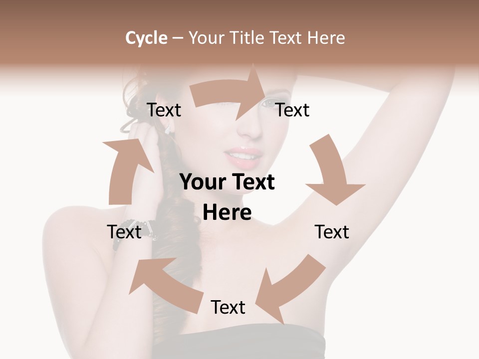 Maquillajes Para Pelo Rojo PowerPoint Template