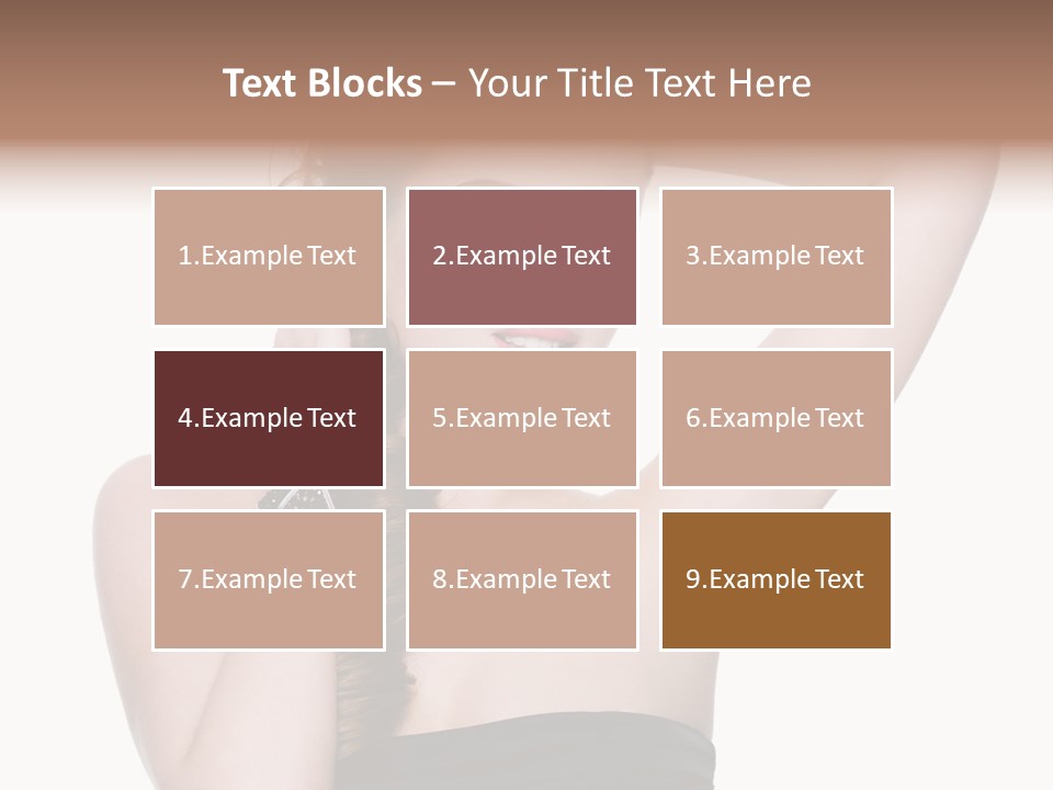 Maquillajes Para Pelo Rojo PowerPoint Template