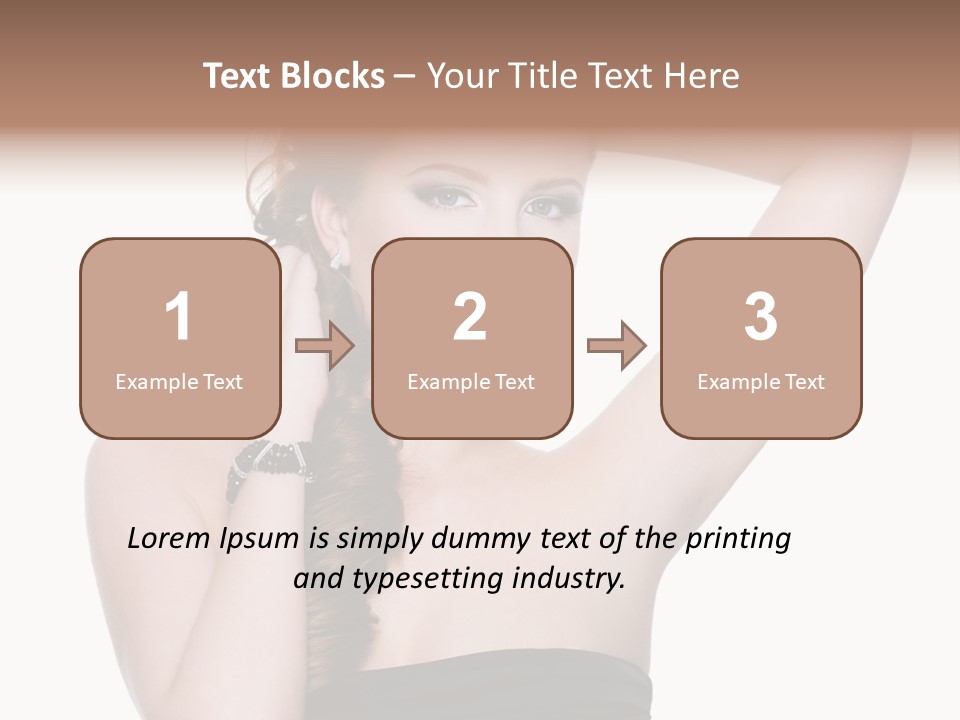Maquillajes Para Pelo Rojo PowerPoint Template