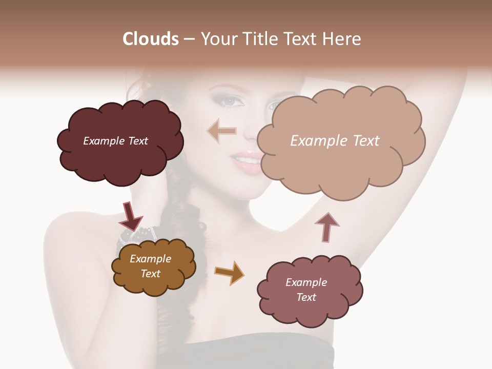 Maquillajes Para Pelo Rojo PowerPoint Template