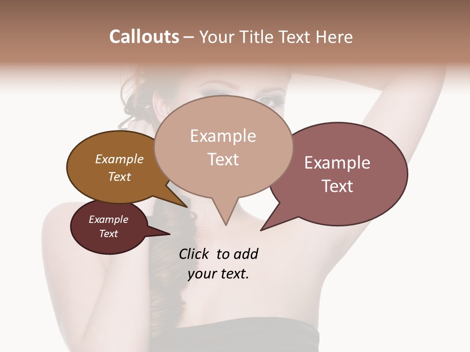 Maquillajes Para Pelo Rojo PowerPoint Template