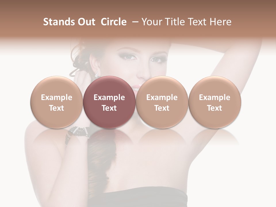 Maquillajes Para Pelo Rojo PowerPoint Template