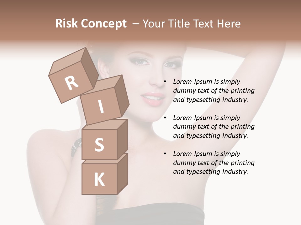 Maquillajes Para Pelo Rojo PowerPoint Template