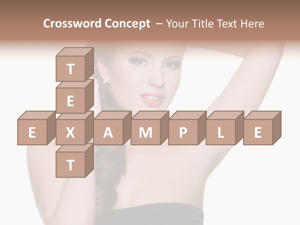 Maquillajes Para Pelo Rojo PowerPoint Template