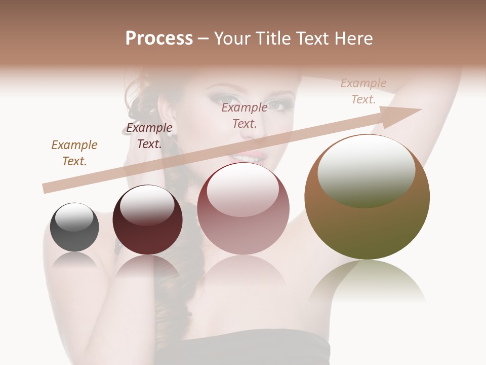 Maquillajes Para Pelo Rojo PowerPoint Template