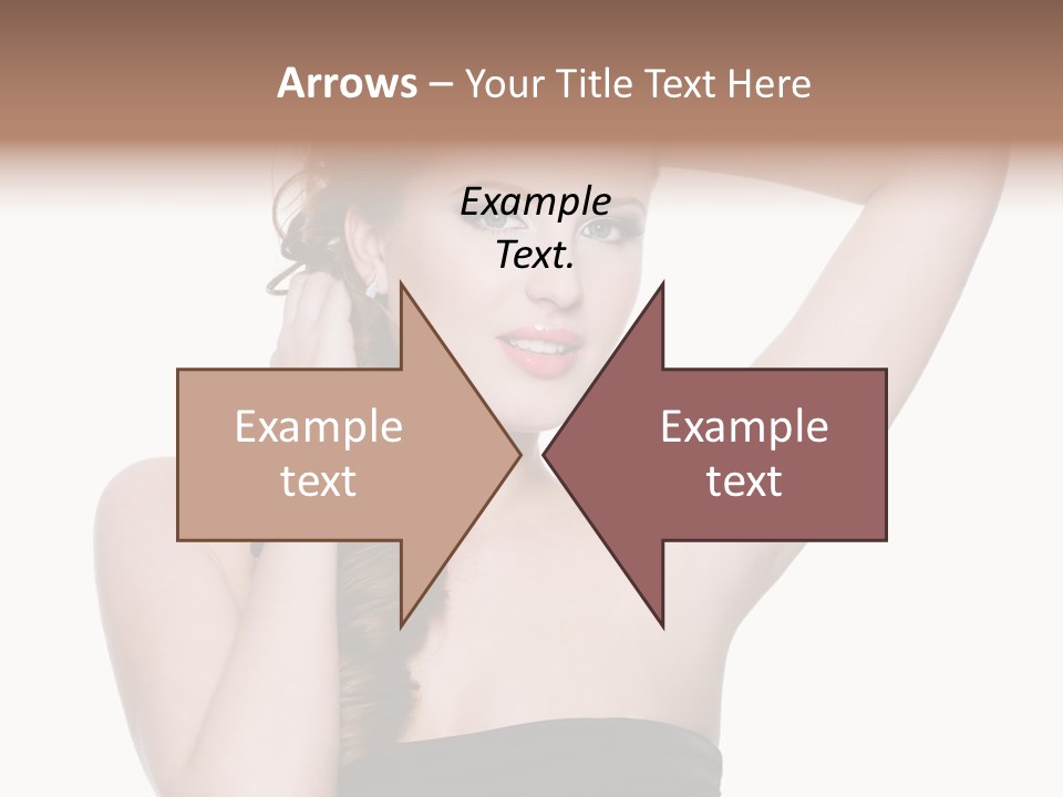Maquillajes Para Pelo Rojo PowerPoint Template