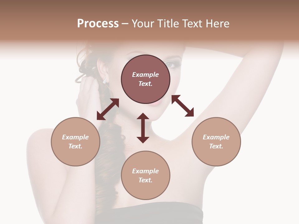 Maquillajes Para Pelo Rojo PowerPoint Template