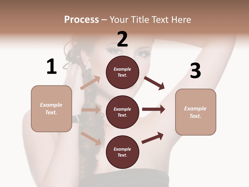 Maquillajes Para Pelo Rojo PowerPoint Template