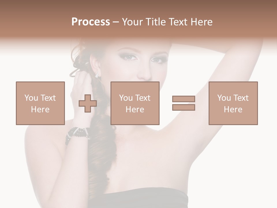 Maquillajes Para Pelo Rojo PowerPoint Template