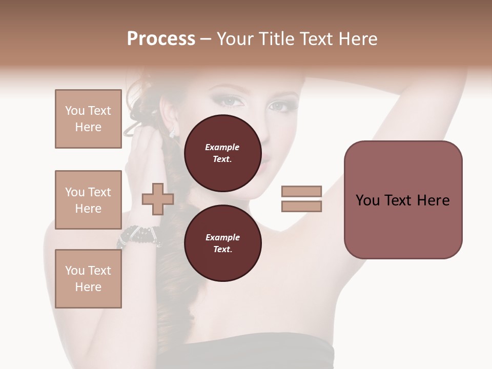 Maquillajes Para Pelo Rojo PowerPoint Template
