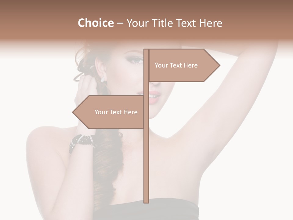 Maquillajes Para Pelo Rojo PowerPoint Template