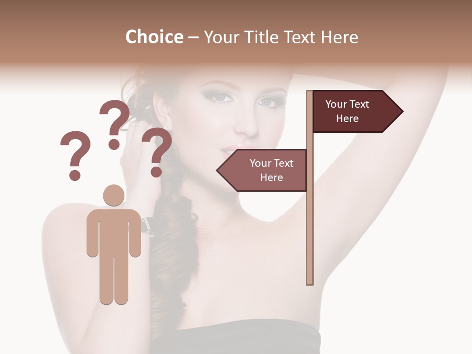 Maquillajes Para Pelo Rojo PowerPoint Template