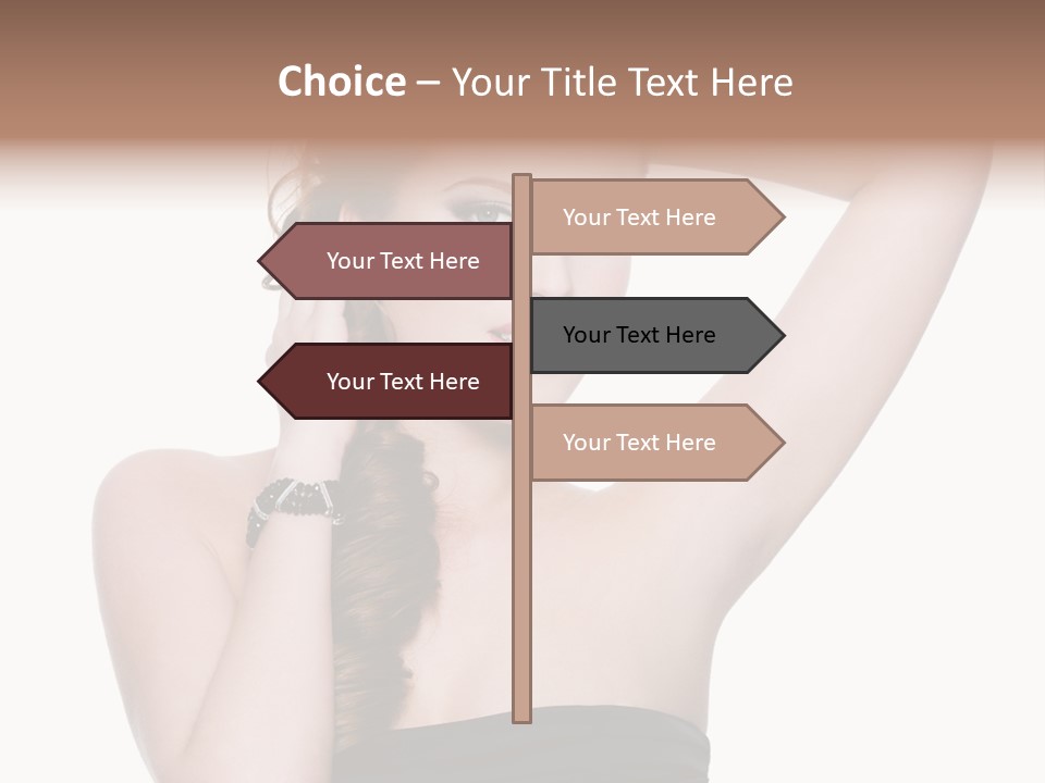 Maquillajes Para Pelo Rojo PowerPoint Template