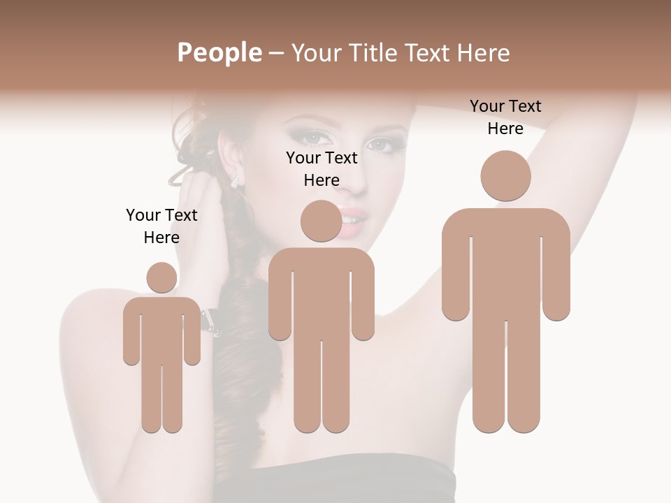 Maquillajes Para Pelo Rojo PowerPoint Template