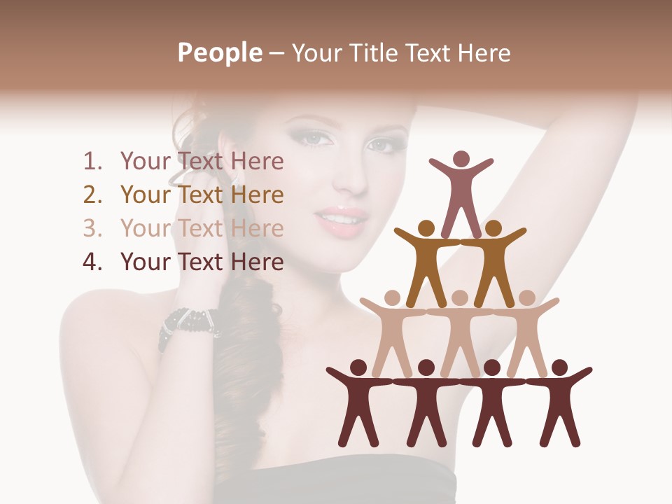 Maquillajes Para Pelo Rojo PowerPoint Template