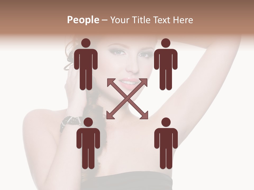 Maquillajes Para Pelo Rojo PowerPoint Template