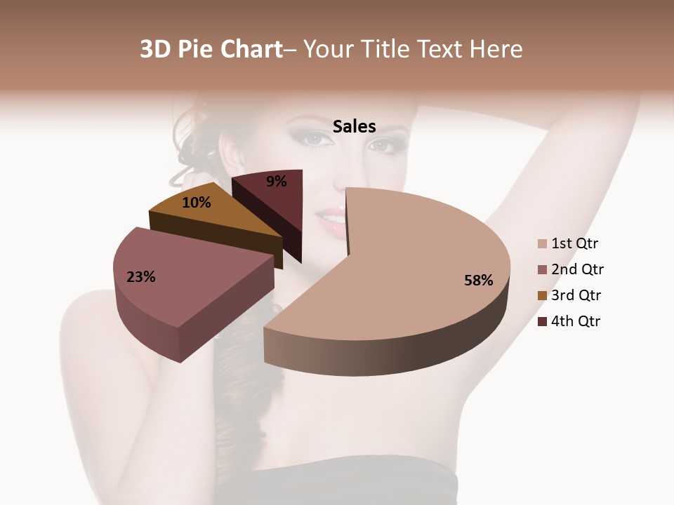 Maquillajes Para Pelo Rojo PowerPoint Template