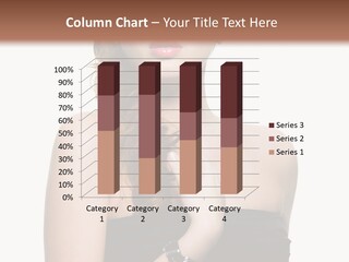 Beautiful Red Haired Woman PowerPoint Template